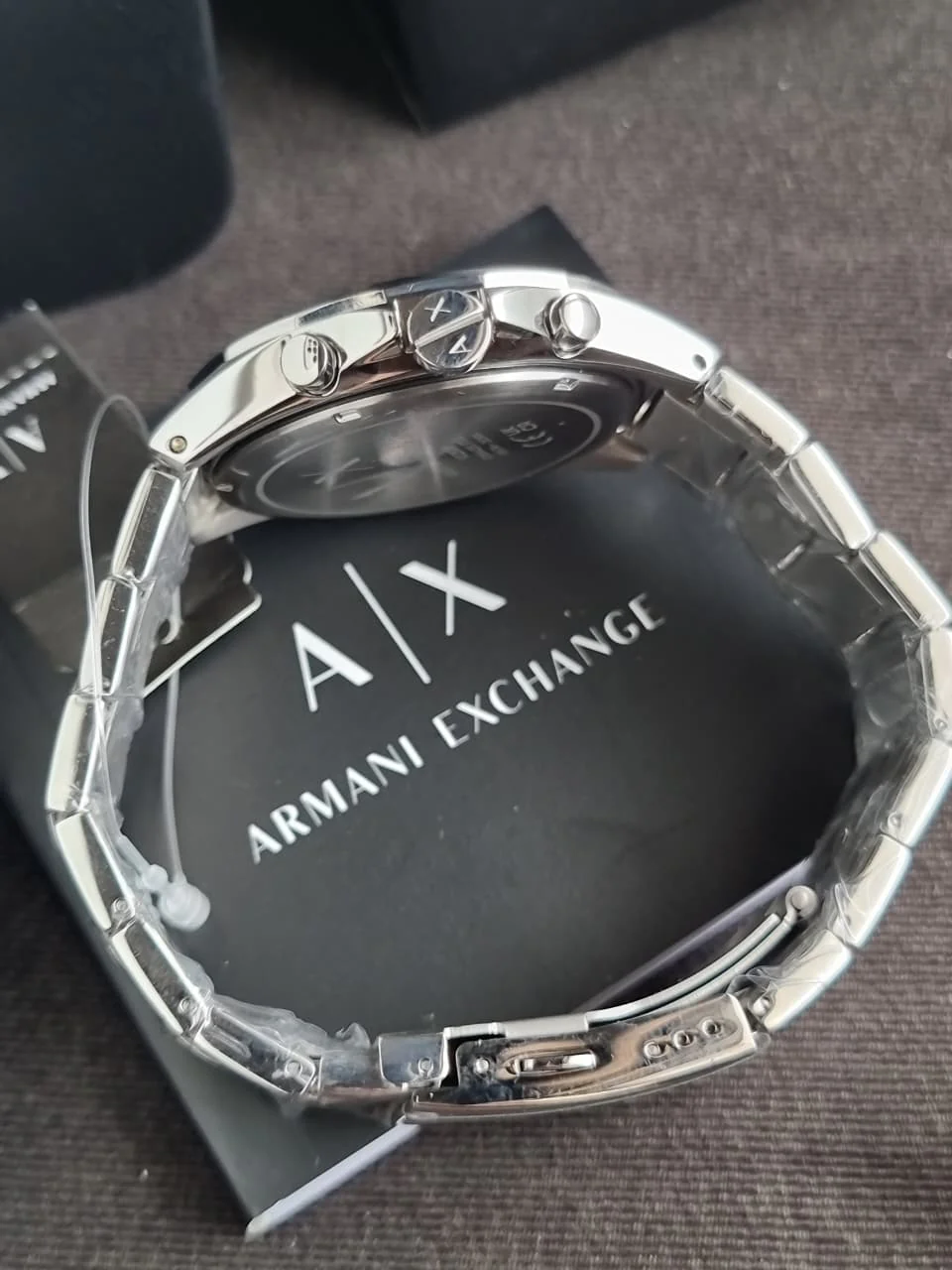 A|X Armani Exchange Chronograph Watch for Men with Stainless Steel - Image 4