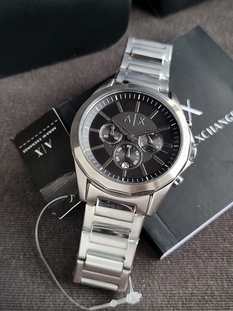 A|X Armani Exchange Chronograph Watch for Men with Stainless Steel - Image 5