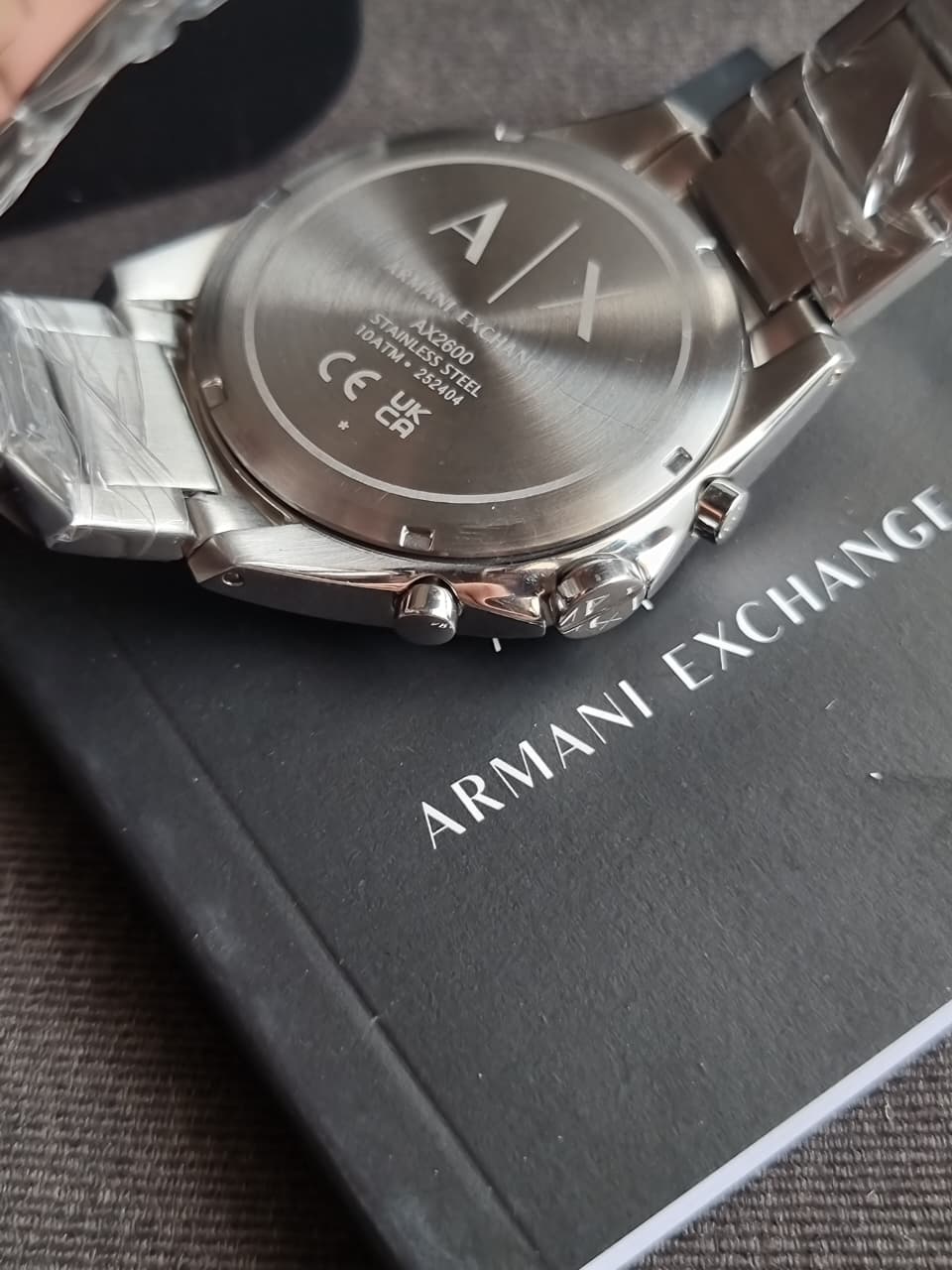 A|X Armani Exchange Chronograph Watch for Men with Stainless Steel - Image 6