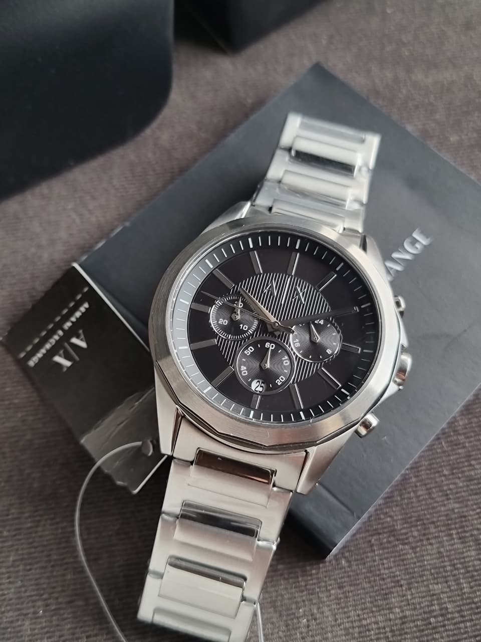 A|X Armani Exchange Chronograph Watch for Men with Stainless Steel - Image 7