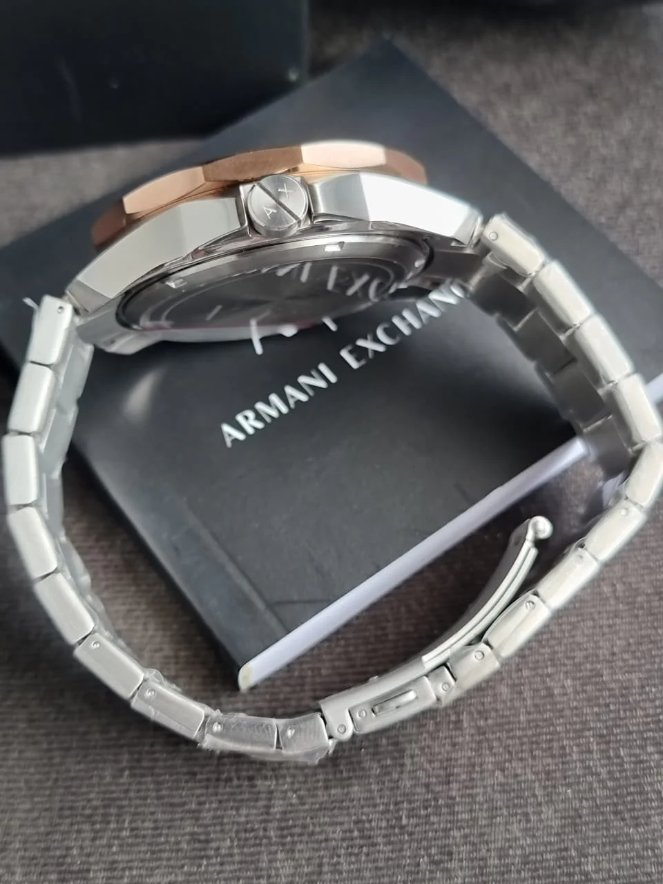 A|X Armani Exchange Dive-Inspired Sports Watch for Men with Stainless Steel - Image 10