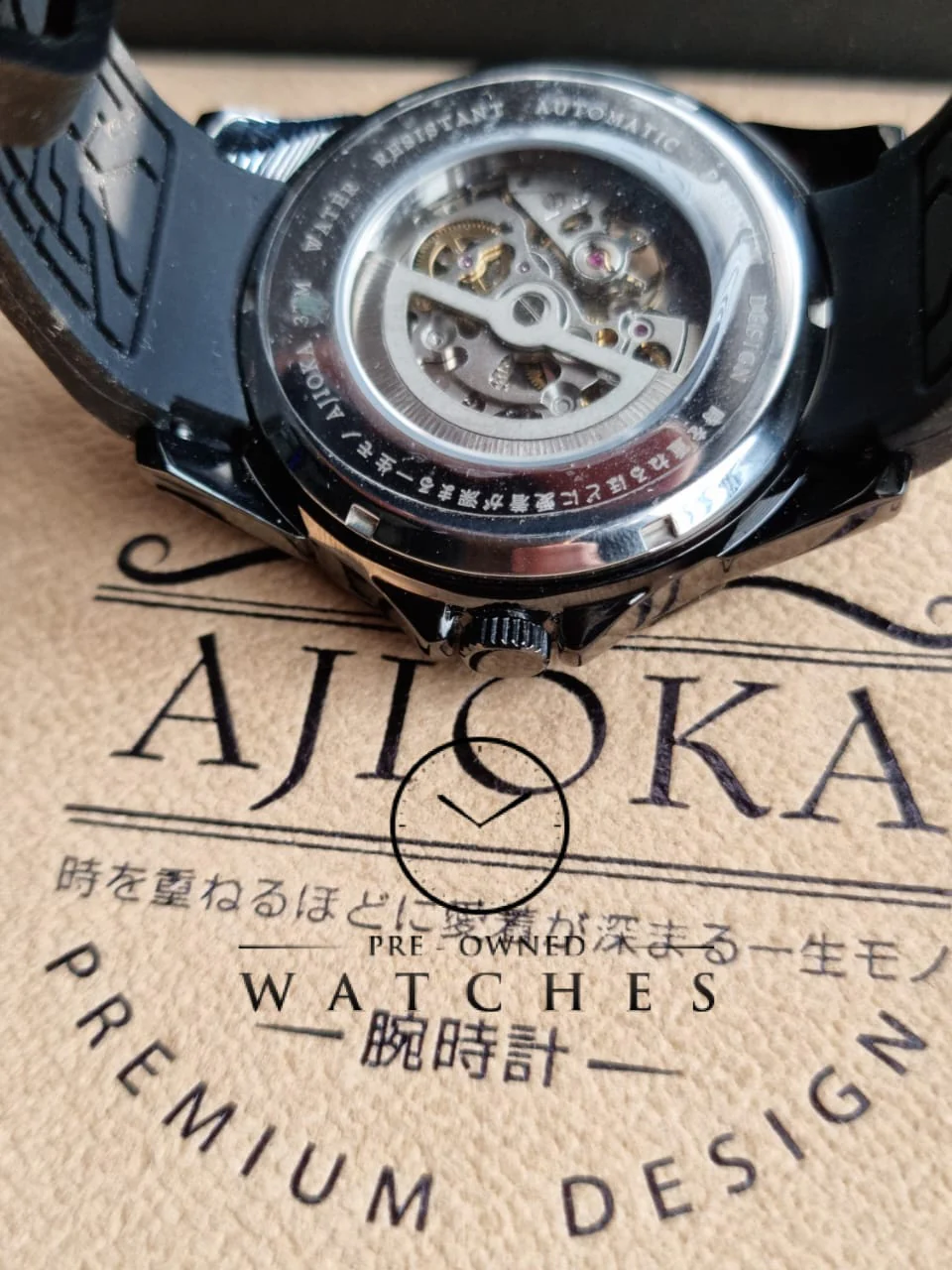 Ajioka Gents Watch Skeleton Dial Automatic Watch - Image 9