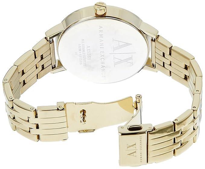 Armani Exchange Analog Gold Dial Women's Watch-AX5361 - Image 3