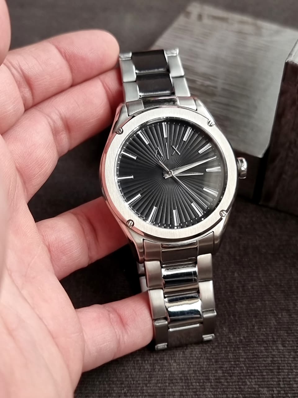 ARMANI EXCHANGE AX2800 Fitz Quartz Black Dial Men's Watch - Image 2