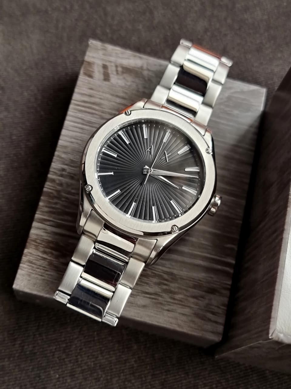 ARMANI EXCHANGE AX2800 Fitz Quartz Black Dial Men's Watch - Image 5