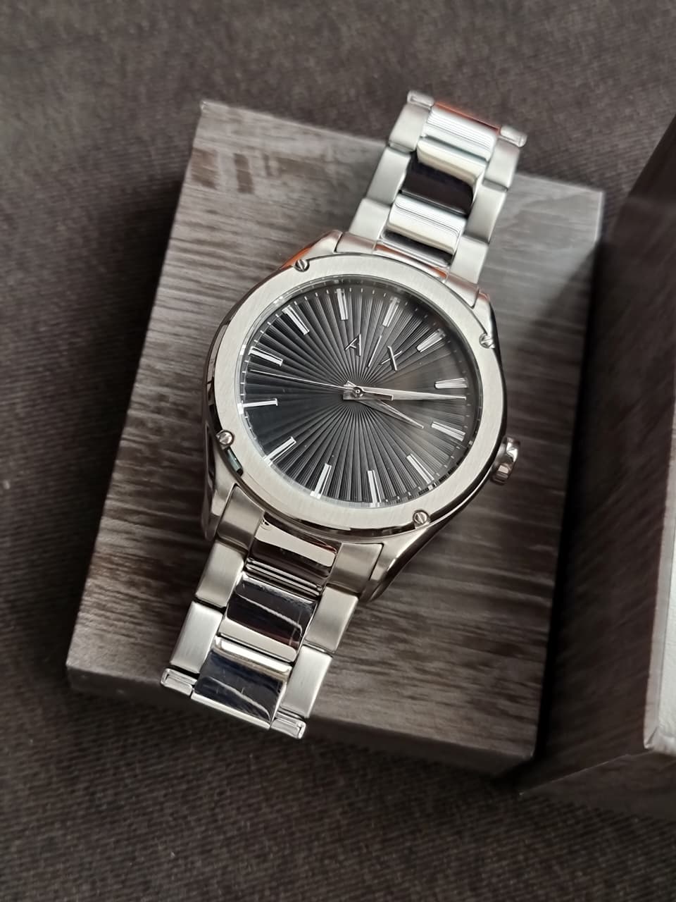 ARMANI EXCHANGE AX2800 Fitz Quartz Black Dial Men's Watch - Image 6