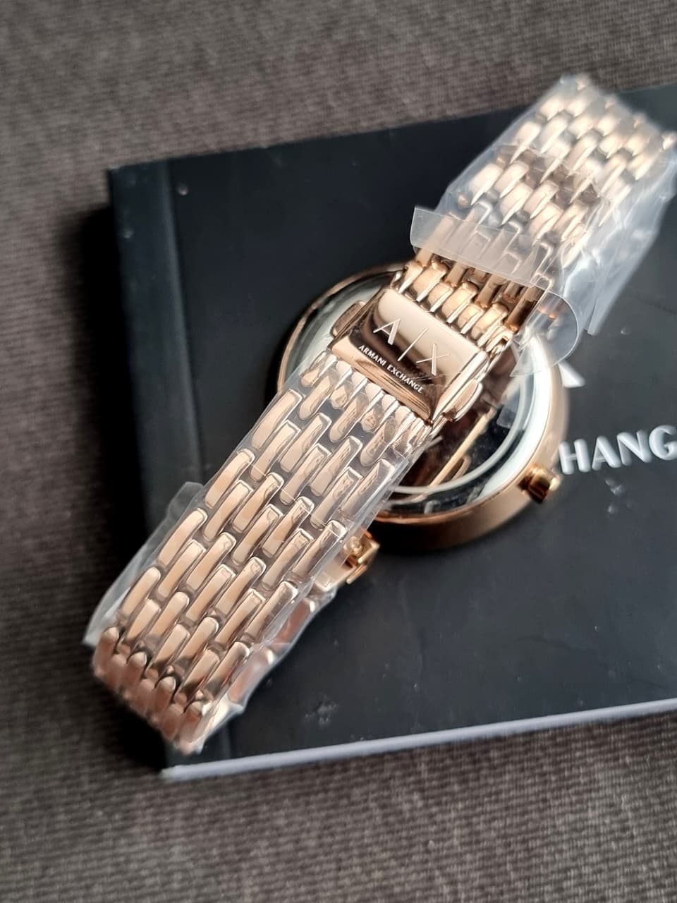 Armani Exchange AX5901 Women Silver Dial Rose Gold Watch - Image 4
