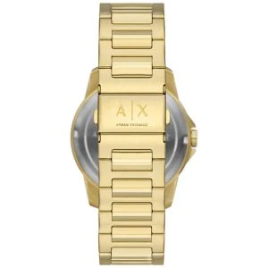 Armani Exchange Men’s Quartz Gold Stainless Steel Grey Dial 44mm Watch AX1737 - Image 3