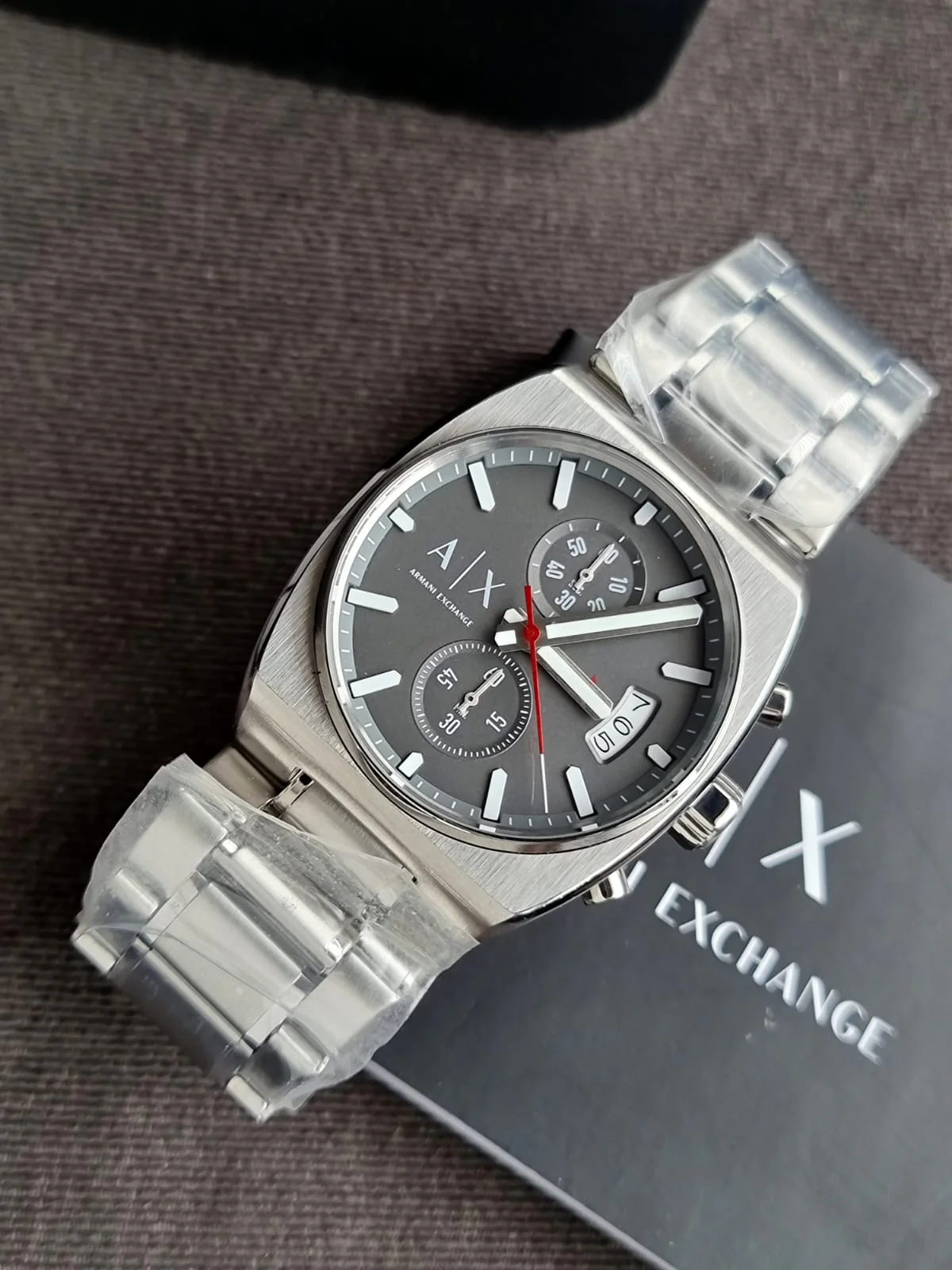 Armani Exchange Oliver Chronograph Quartz Grey Dial Men's Watch AX2820 - Image 4