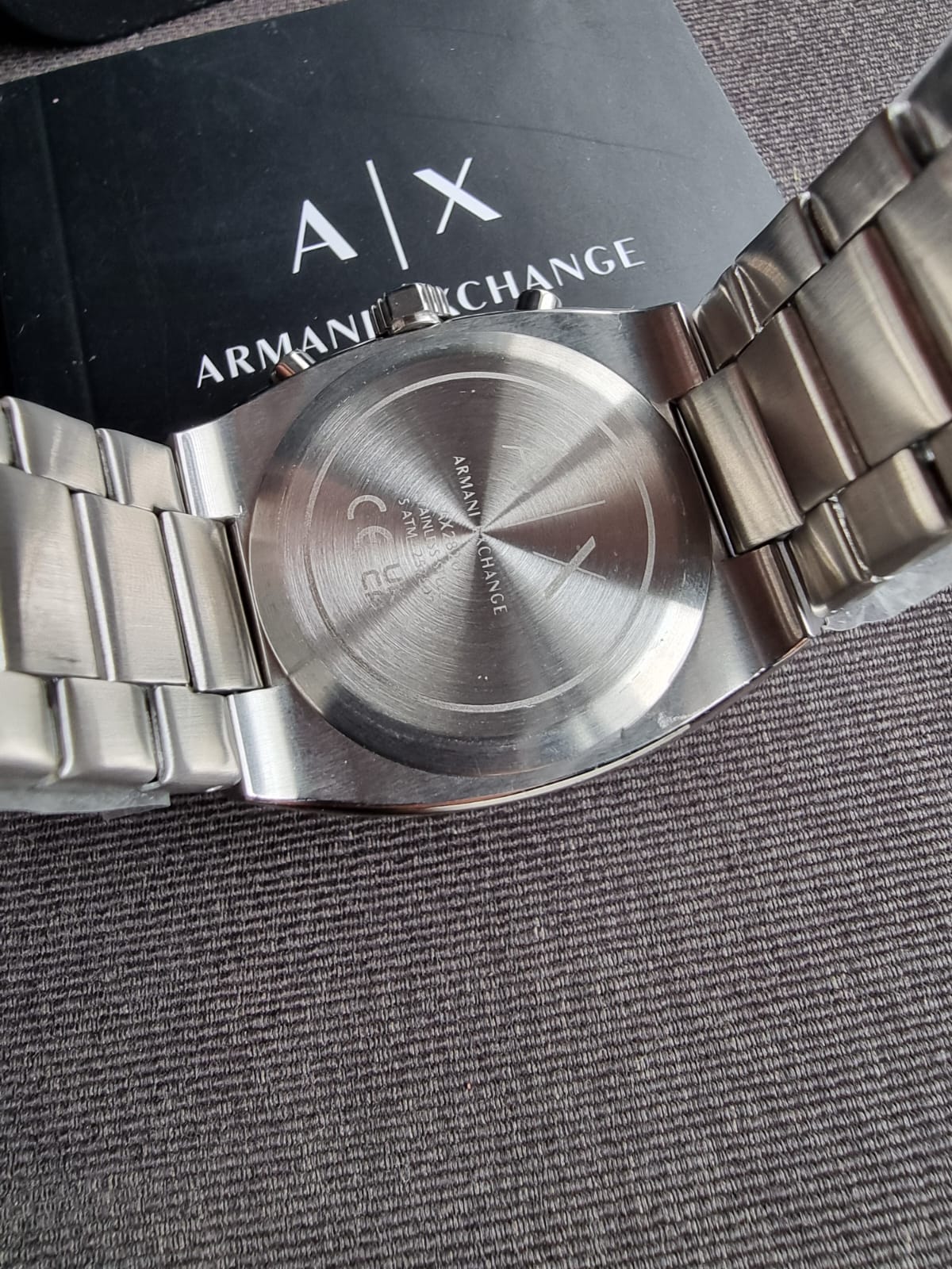 Armani Exchange Oliver Chronograph Quartz Grey Dial Men's Watch AX2820 - Image 6