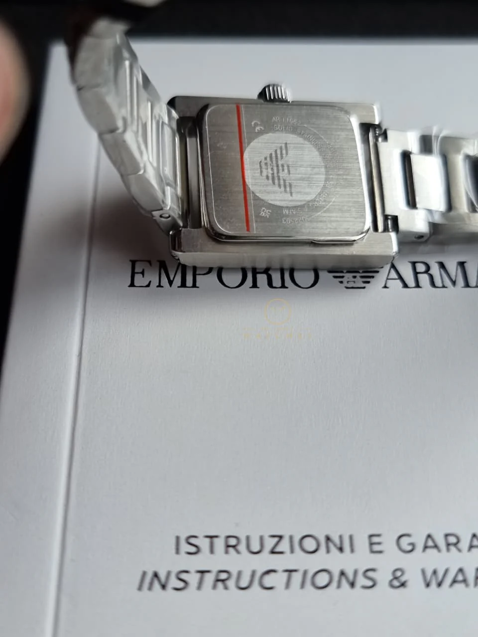 ARMANI Genni Quartz Crystal Mother of Pearl Dial Ladies Watch Item No. AR11662 - Image 3
