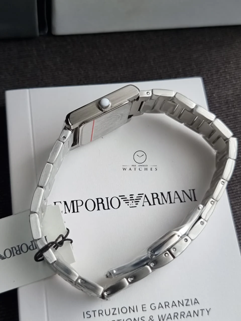 ARMANI Genni Quartz Crystal Mother of Pearl Dial Ladies Watch Item No. AR11662 - Image 4