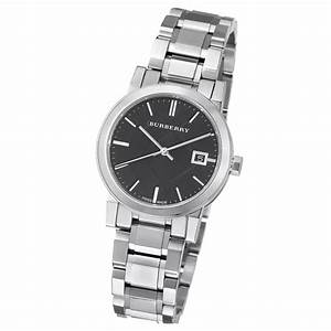 BURBERRY Black Check Stamped Dial Stainless Steel Ladies Watch BU9101 - Image 2