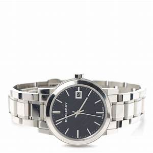 BURBERRY Black Check Stamped Dial Stainless Steel Ladies Watch BU9101 - Image 3
