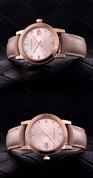 BURBERRY BU9131 Women's Leather Strap Wrist Watch - Image 3