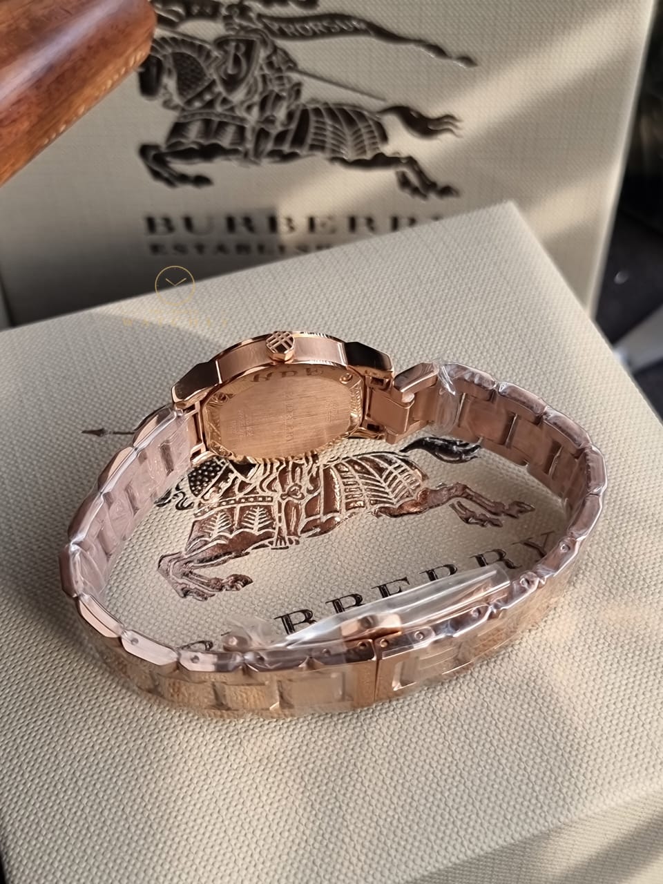 Burberry BU9215 Heritage Rose Gold Swiss Made Womens Watch - Image 4