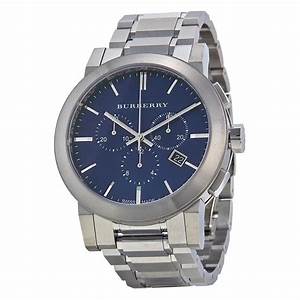 BURBERRY Chronograph Blue Dial Stainless Steel Men's Watch BU9363 - Image 2