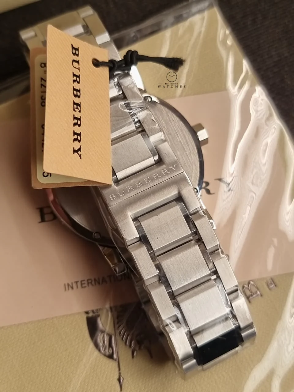 BURBERRY Dark Grey Dial Stainless Steel Men's Watch BU9901 - Image 8
