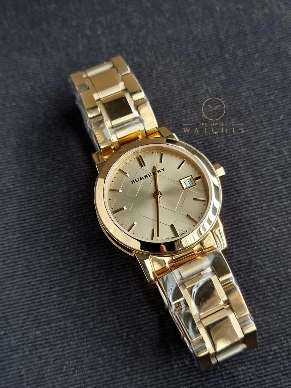BURBERRY Light Champagne Dial Light Gold-tone Ladies Watch BU9134 - Image 10
