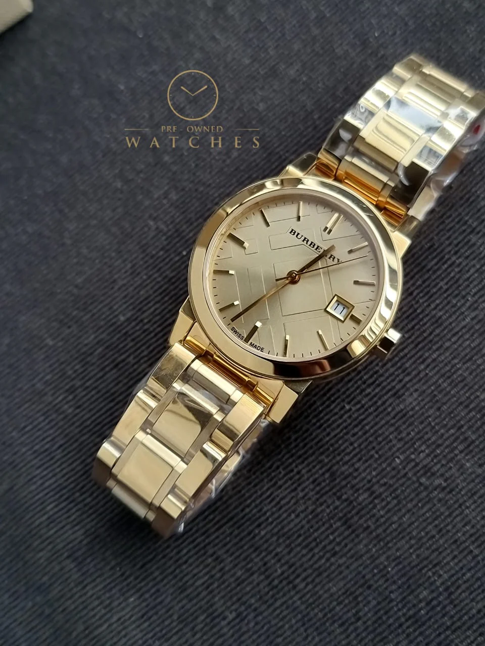 BURBERRY Light Champagne Dial Light Gold-tone Ladies Watch BU9134 - Image 11