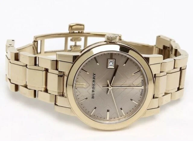 BURBERRY Light Champagne Dial Light Gold-tone Ladies Watch BU9134 - Image 3