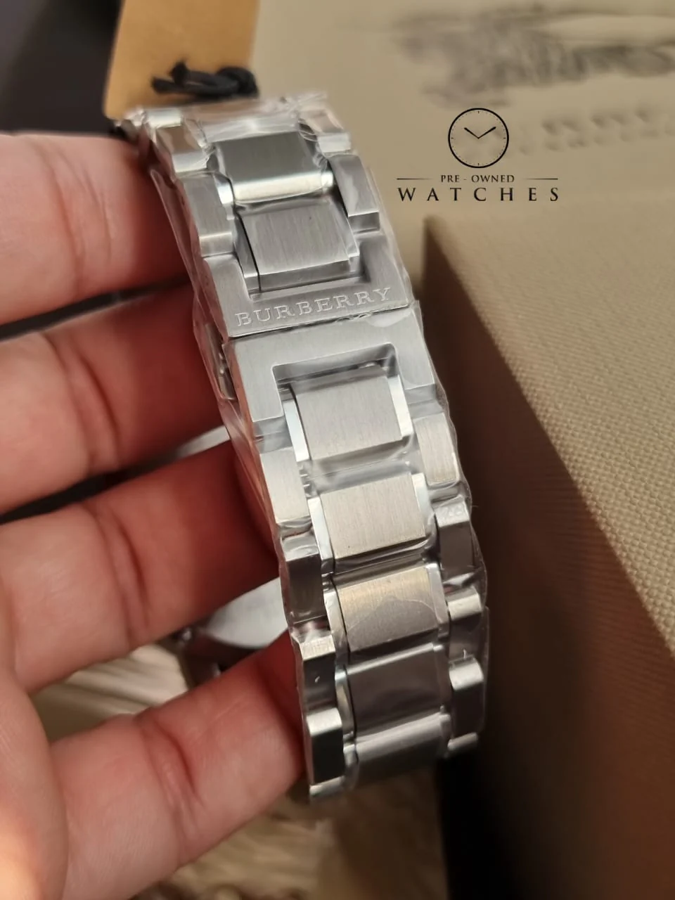 BURBERRY Silver Dial Chronograph Stainless Steel Men's Watch BU9350 - Image 5