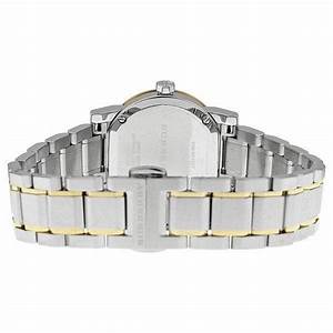 BURBERRY Silver Dial Two-tone Stainless Steel Ladies Watch BU9217 - Image 4