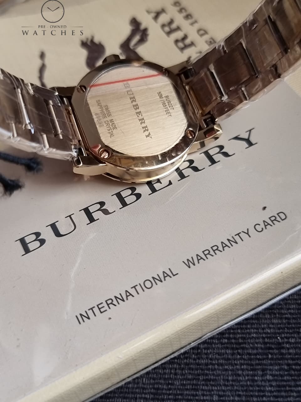 BURBERRY The City Champagne Dial Gold-tone Ladies Watch BU9227 - Image 5