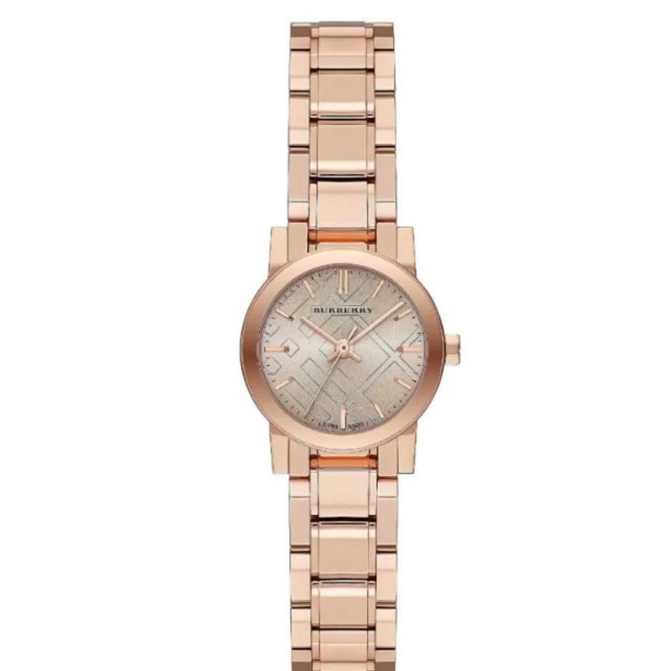 BURBERRY The City Petite Beige Dial Rose Gold-tone Ladies Watch BU9228