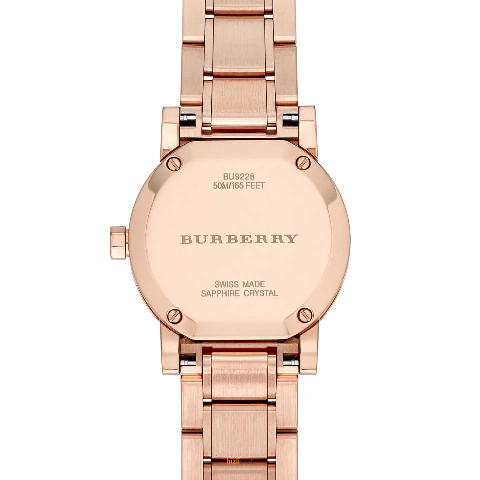 BURBERRY The City Petite Beige Dial Rose Gold-tone Ladies Watch BU9228 - Image 2