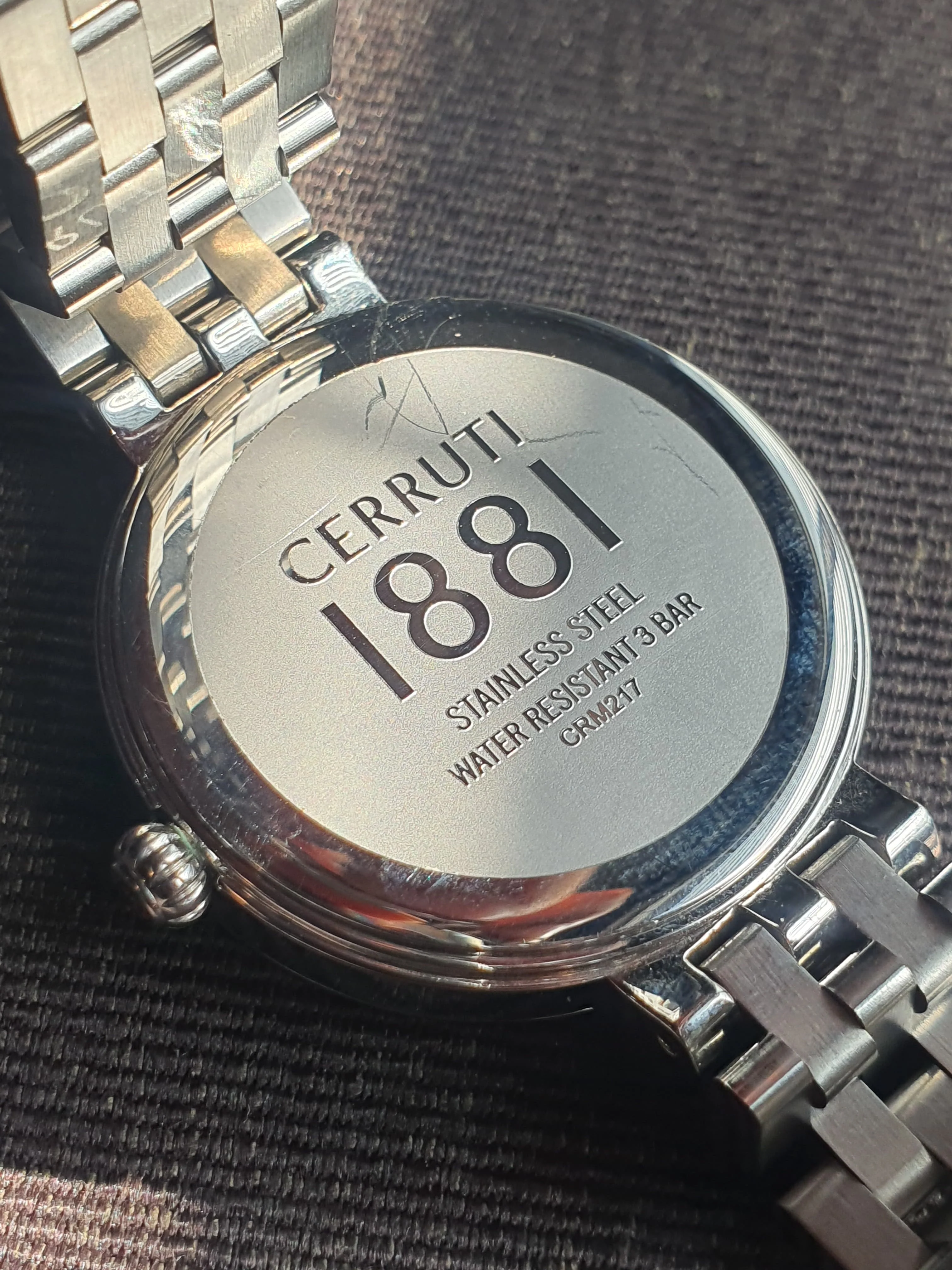 Cerruti 1881 Swiss Made Stainless Steel 32mm Dial Quartz Watch - Image 3