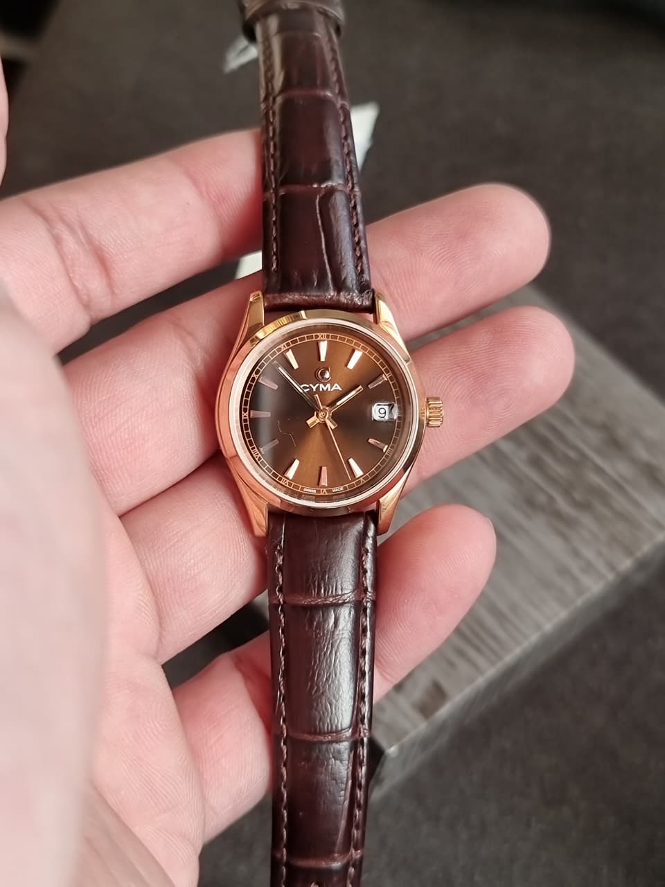 Cyma Swiss Made Gents Watch 27mm Dial Quartz Watch - Image 6