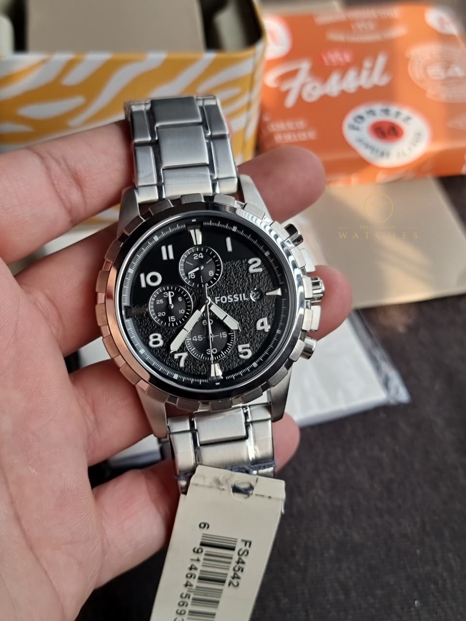 Dean Chronograph Stainless Steel Fossil Watch (Model: FS4542) - Image 10