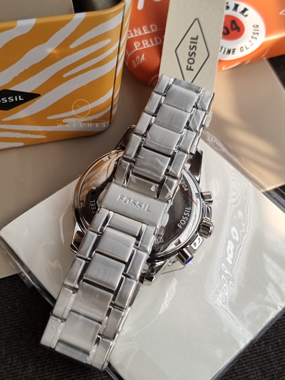 Dean Chronograph Stainless Steel Fossil Watch (Model: FS4542) - Image 9