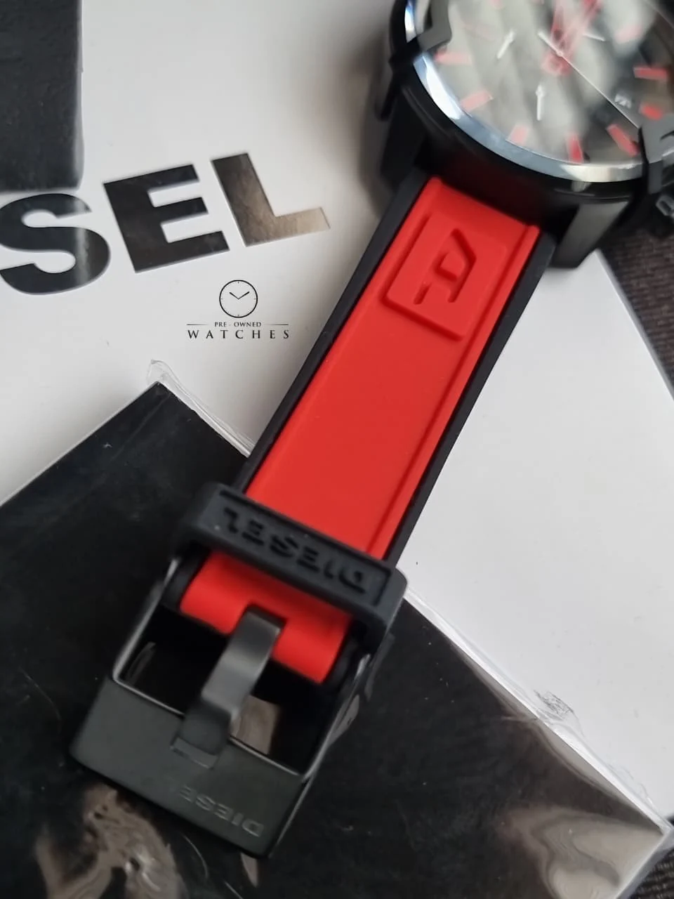 Diesel DZ4530 Men's Watch Chronograph Black Dial Steel 45mm - Image 2