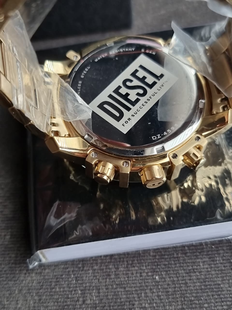 DIESEL Griffed Watch for Men, Quartz Chronograph Movement with Stainless Steel Strap - Image 3