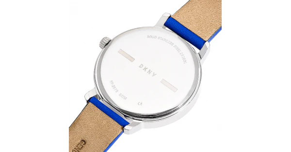 DKNY Women's The Modernist NY2675 Blue Leather Quartz Fashion Watch - Image 3