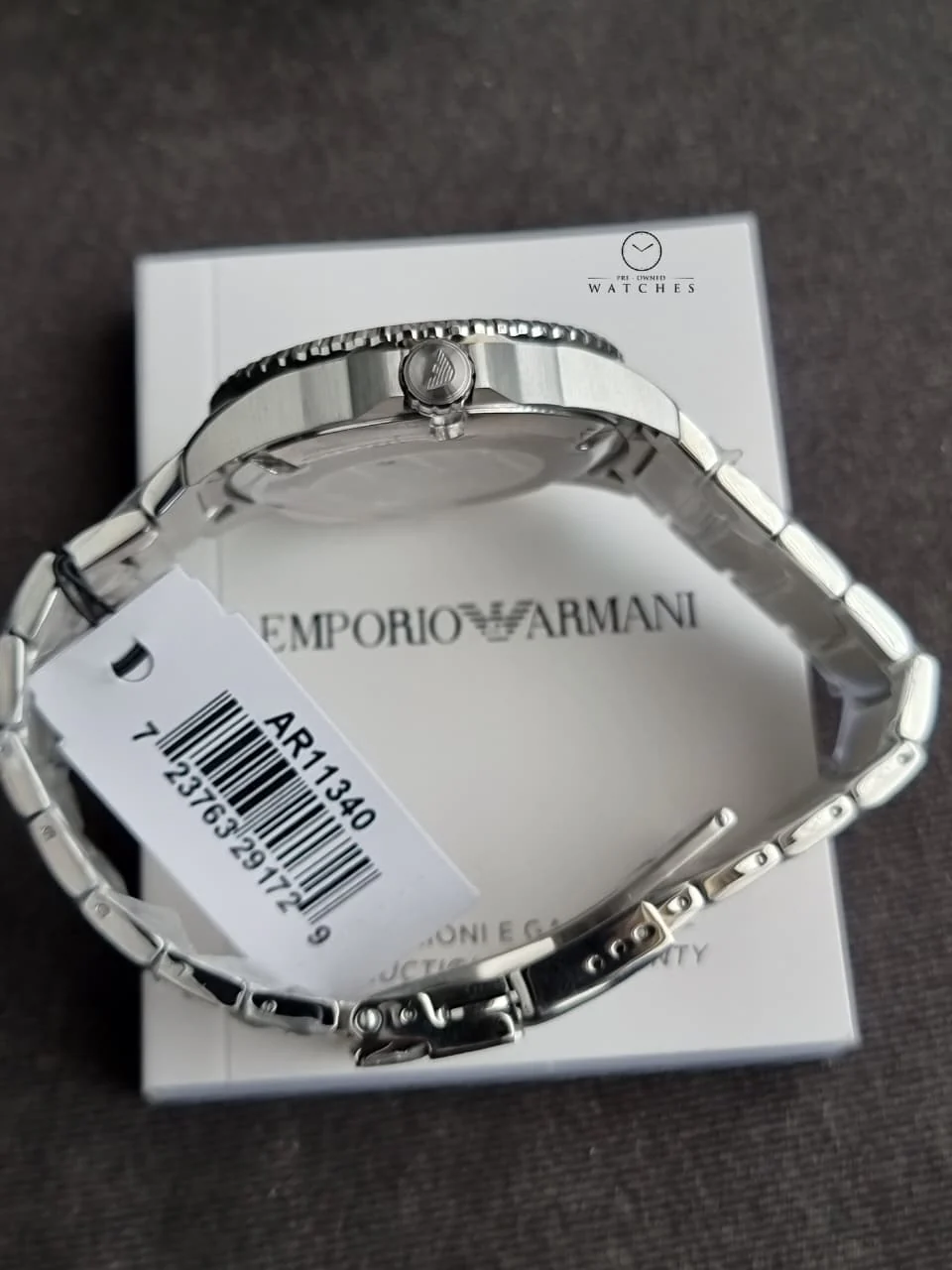 Emporio Armani 3-Hand Two-Tone Stainless Steel Bracelet Watch AR11340 - Image 5