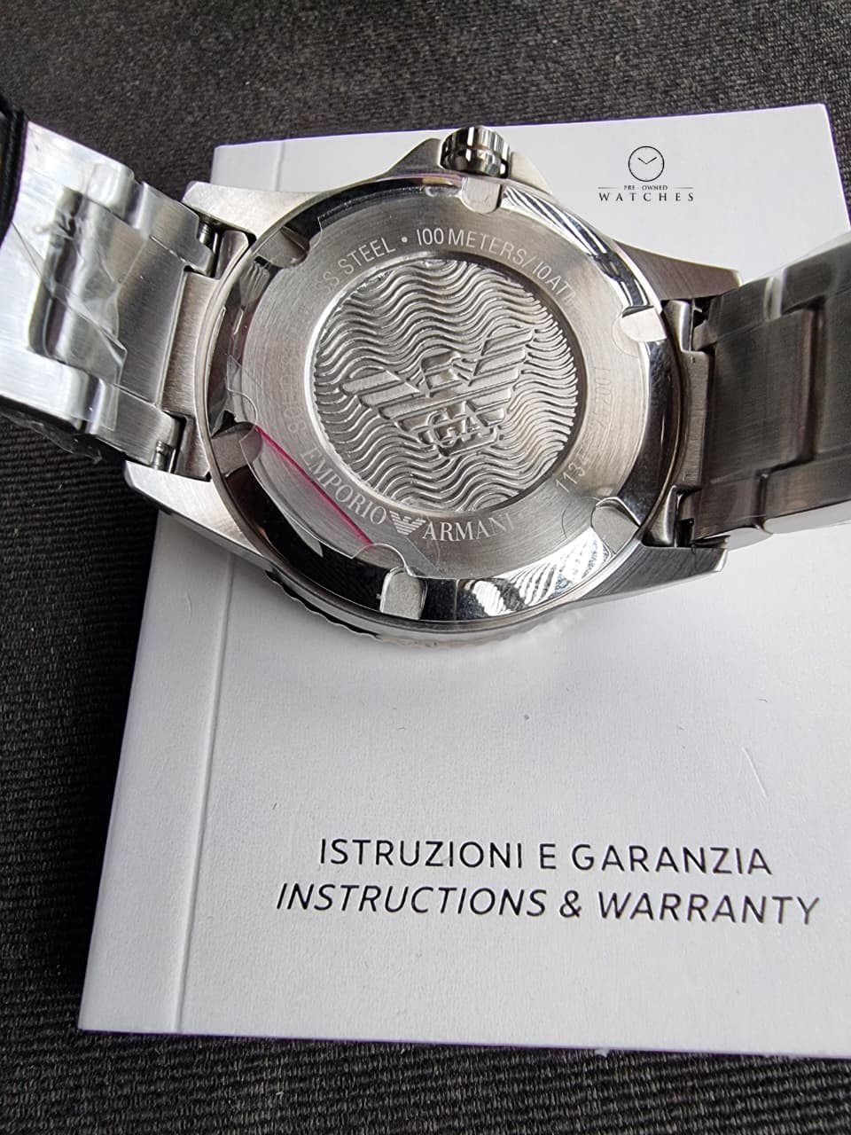 Emporio Armani 3-Hand Two-Tone Stainless Steel Bracelet Watch AR11340 - Image 6