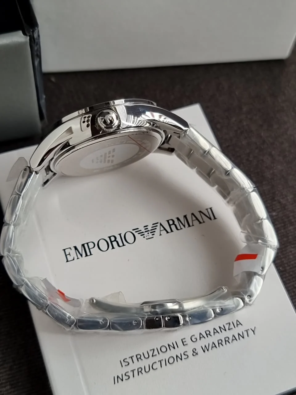Emporio Armani Analog Red Dial Women's Watch-AR11544 - Image 2