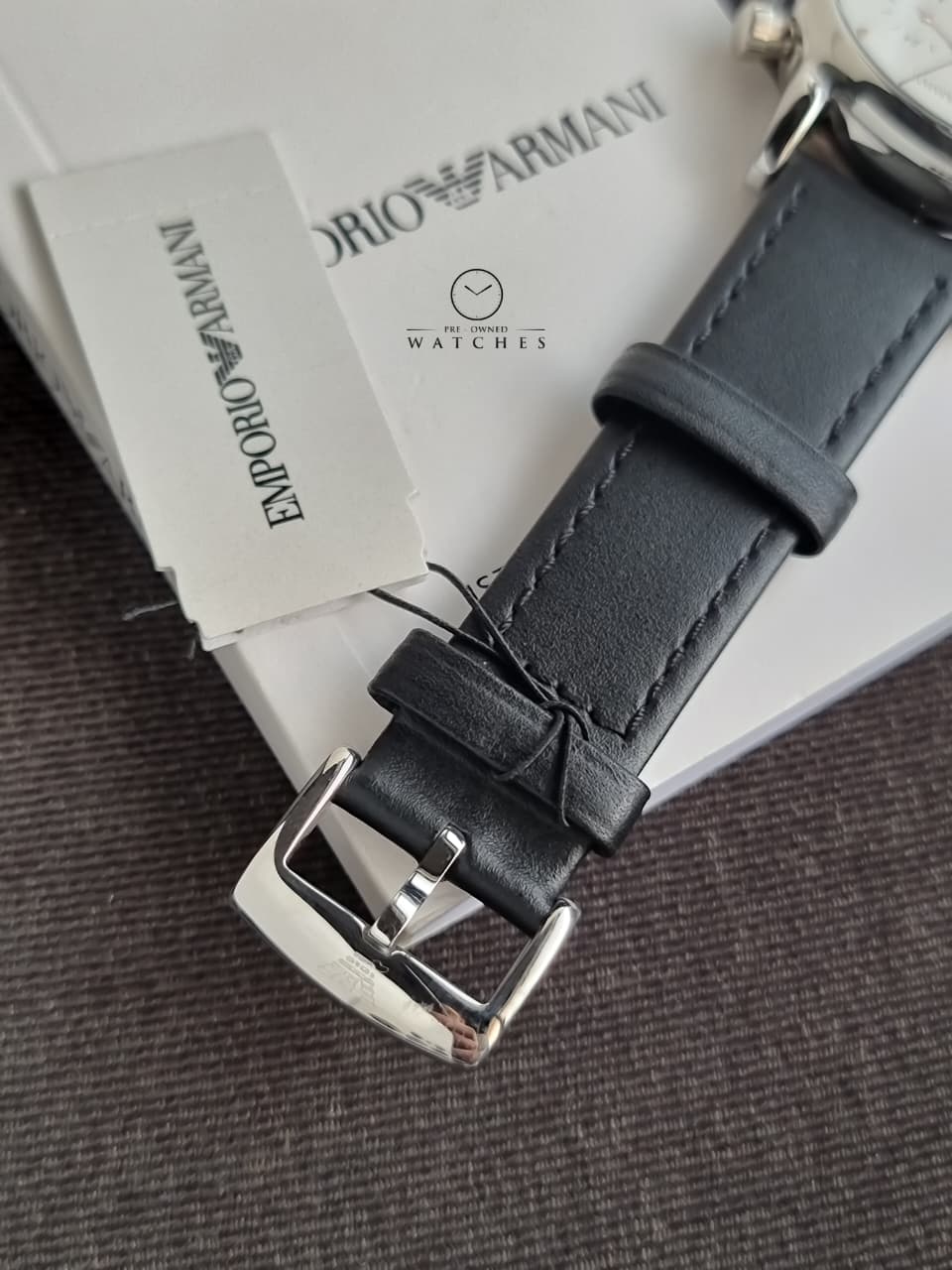 Emporio Armani Analog White Dial Men's Watch-AR2075 - Image 5