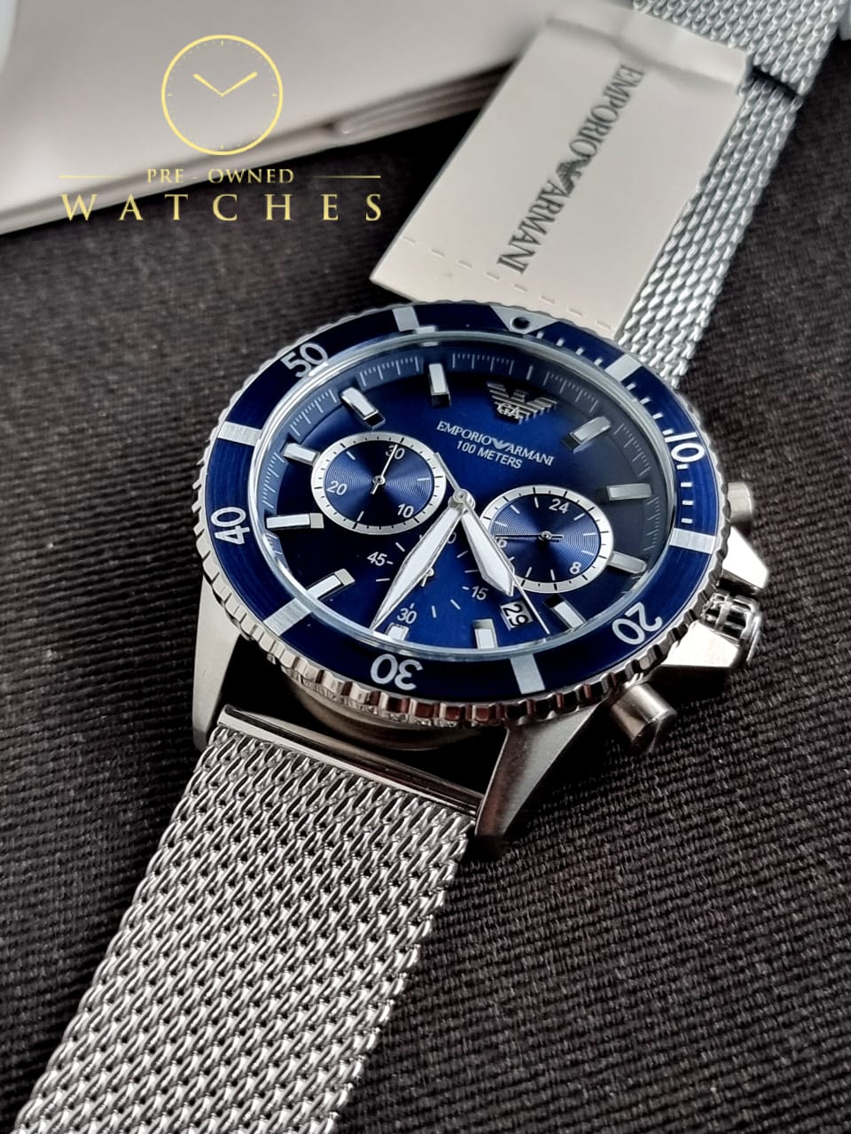 EMPORIO ARMANI AR11587 DIVER CHRONO MEN'S WATCH - Image 11