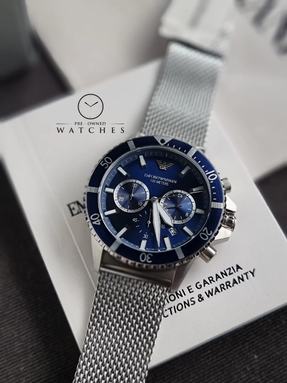 EMPORIO ARMANI AR11587 DIVER CHRONO MEN'S WATCH - Image 6