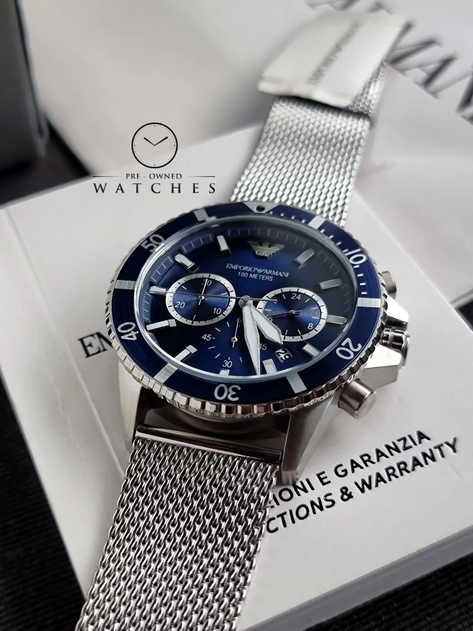 EMPORIO ARMANI AR11587 DIVER CHRONO MEN'S WATCH - Image 7