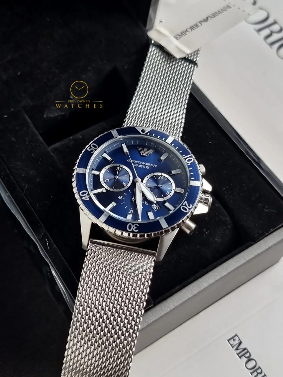 EMPORIO ARMANI AR11587 DIVER CHRONO MEN'S WATCH - Image 8