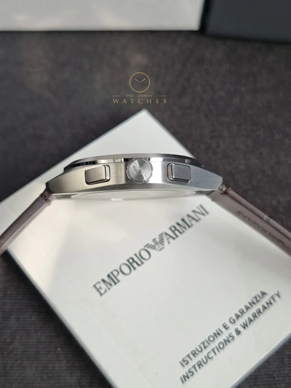 EMPORIO ARMANI Chronograph Quartz Brown Dial Men's Watch Item No. AR11482 - Image 5
