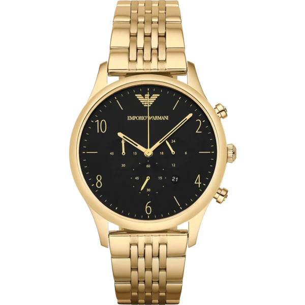 EMPORIO ARMANI Classic Chronograph Black Dial Men's Watch AR1893