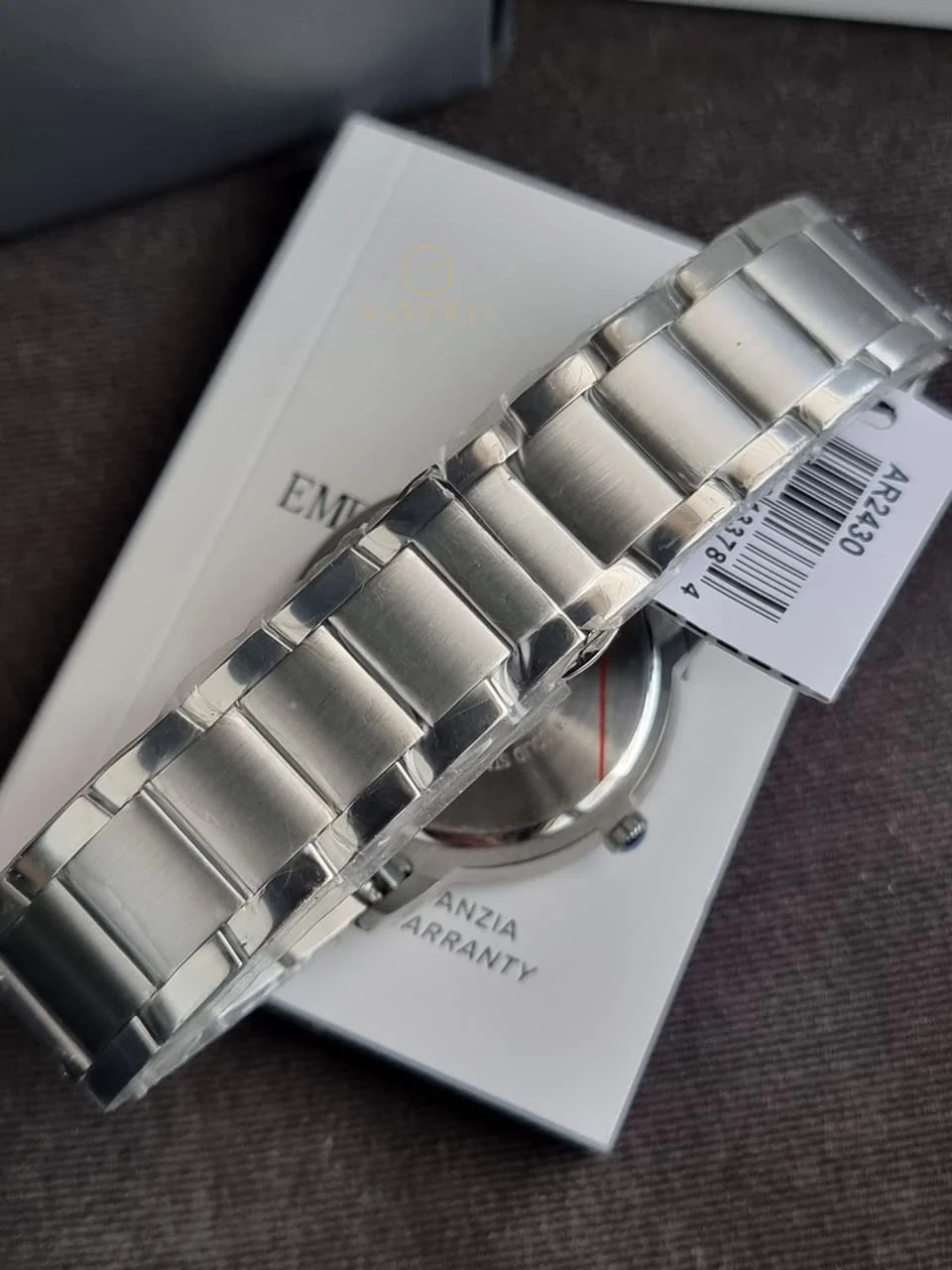 Emporio Armani Classic Silver Dial Stainless Steel Men’s Watch – AR2430 - Image 5