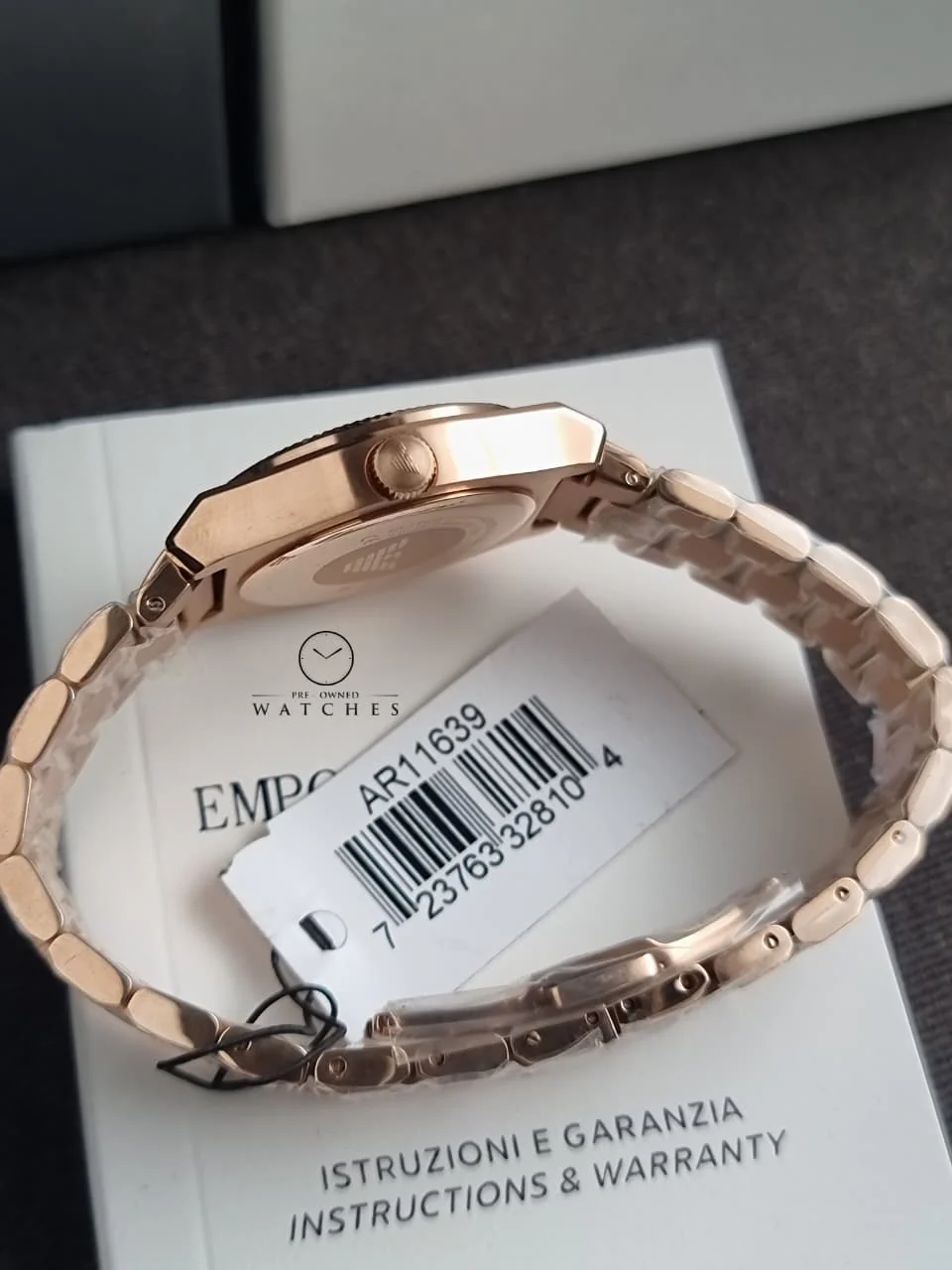 Emporio Armani Federica AR11639 Women's Watch – Rose Gold, Quartz, Stainless Steel Elegance - Image 6