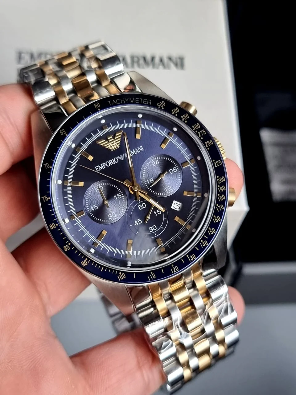 Emporio Armani Men’s Analogue Quartz Stainless Steel 46mm Watch AR6088
